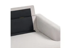 2-sitssoffa Beliani Tuve Beige, ljust trä, Bouclé Beige||Light colored wood VALUE_MISSING_2