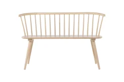 Venture Home Sittebenk med ryggstøtte Bobby sittebenk 120 cm Hvitvasket