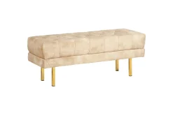 Møbelhengsler-Sittebenk Roseville Beige/Gull Beige,Gull