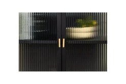 Venture Home Vitrineskap|Skap-Skap Garis Lav Svart