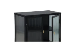 Venture Home Vitrineskap|Skap-Skap Garis Lav Svart