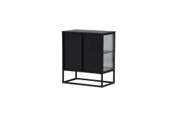 Venture Home Vitrineskap|Skap-Skap Garis Lav Svart