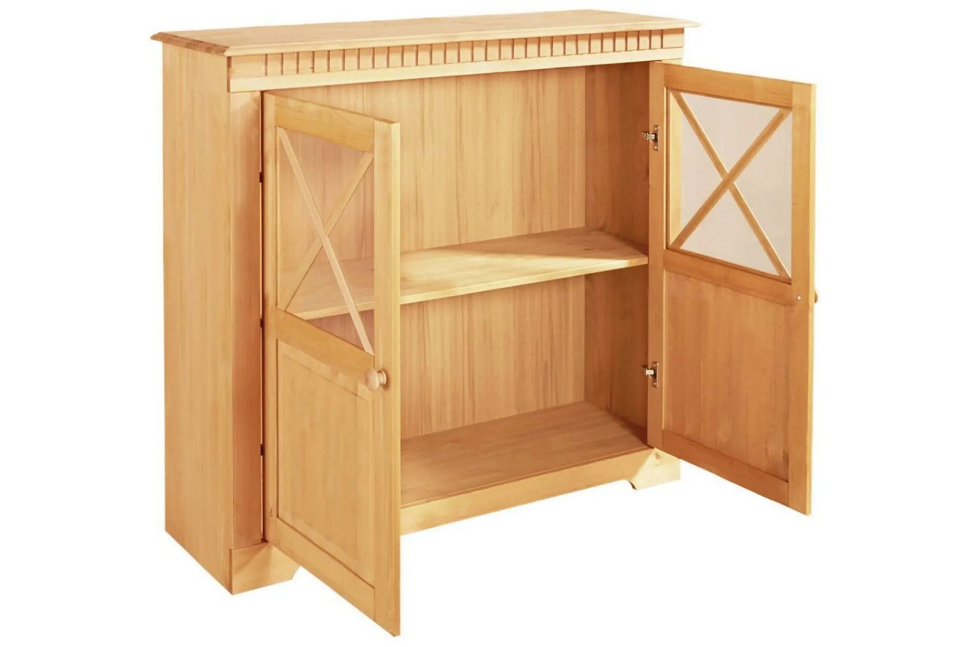 Loft24 Gangbord|Avlastningsbord-Skap Lisa Beiset/funksjonsbeskrivelse Natur