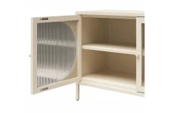 Loft24 Vitrineskap|Skap-Skap Luna 100x40x64 cm, Pergament Brun,Beige
