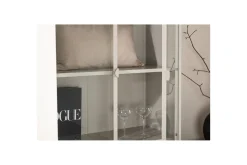 Vitrineskap|Skap-Skap Piring Beige