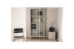 Vitrineskap|Skap-Skap Piring Beige