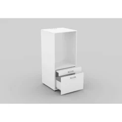 Innsynsbeskyttelse & Innhegning|Baderom-Skap til vaskemaskin/tørketrommel Aza 1 Skuff 1 Hylle Hvit
