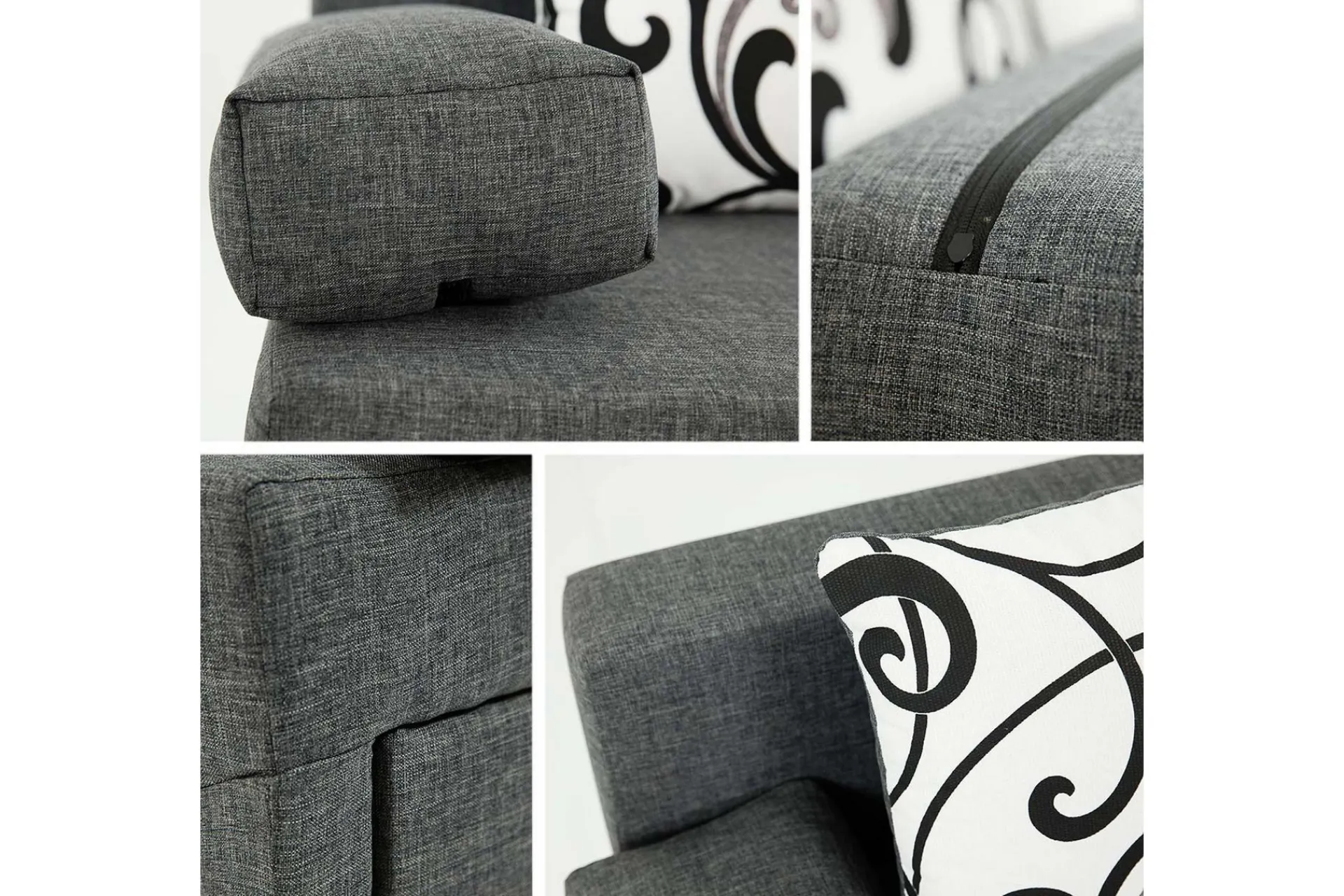 Skatteg Sofa med Puff