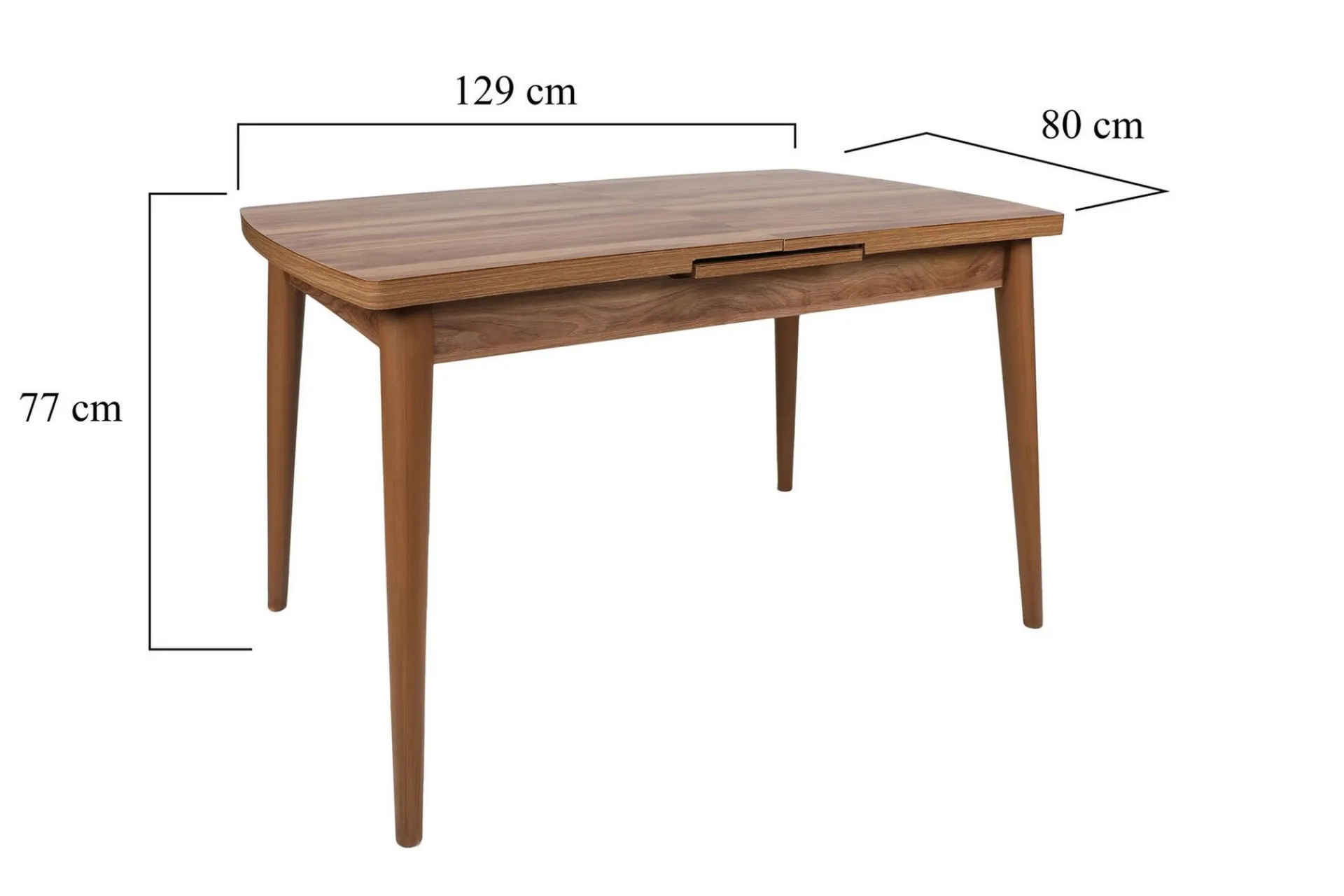 Spisebord & Kjøkkenbord-Skinshult Spisebord 130x79x130 cm Brun