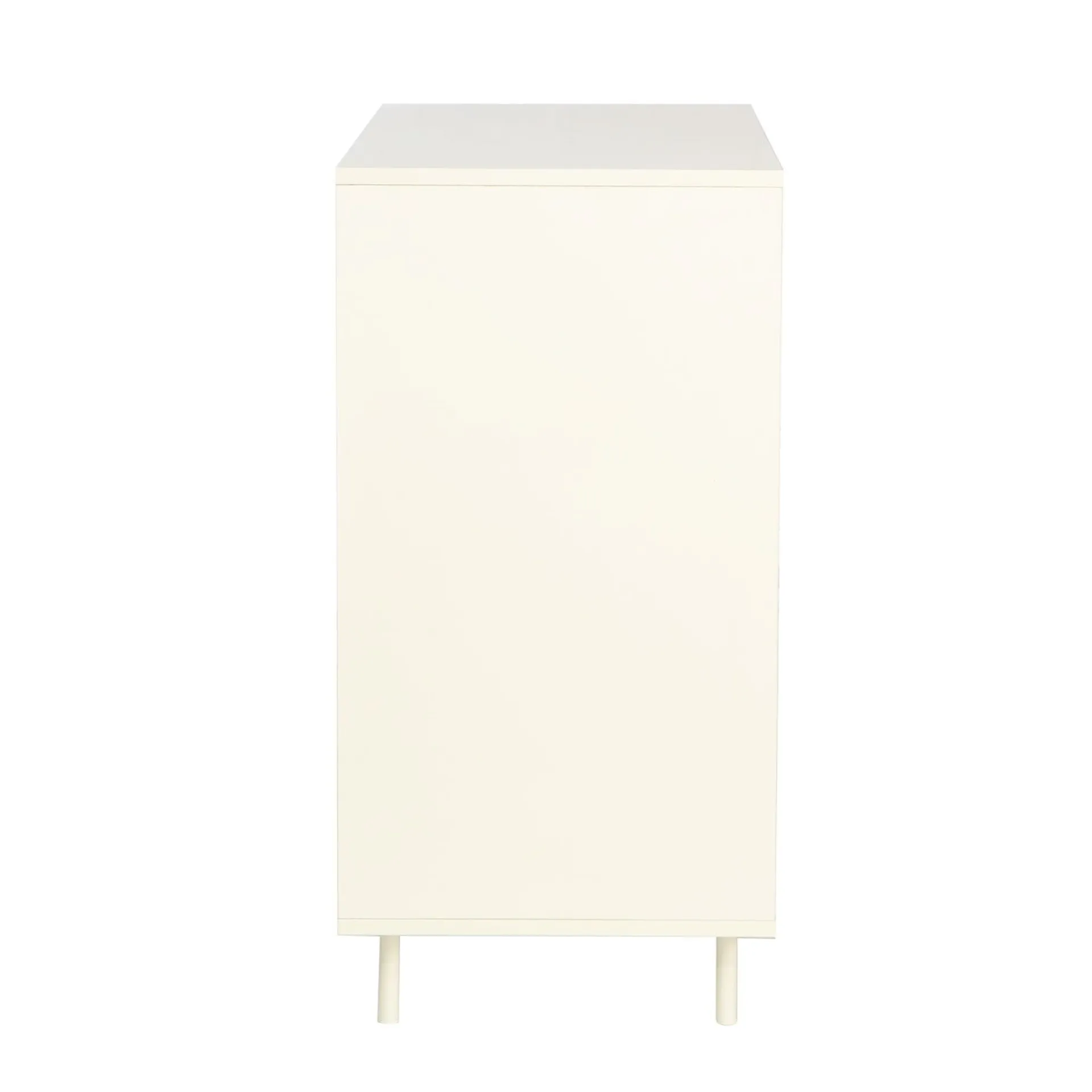 Sideboard & Skjenker-Skjenk HOME4YOU Herta 80x40x80 cm hvit/lyst tre