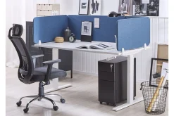 Skjold til skrivebord 160 x 40 cm WALLY