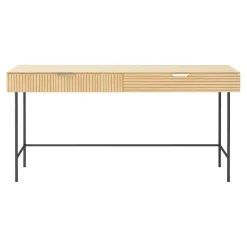 Skrivebord HOME4YOU Bassel 120x60x75 cm 3D melamin