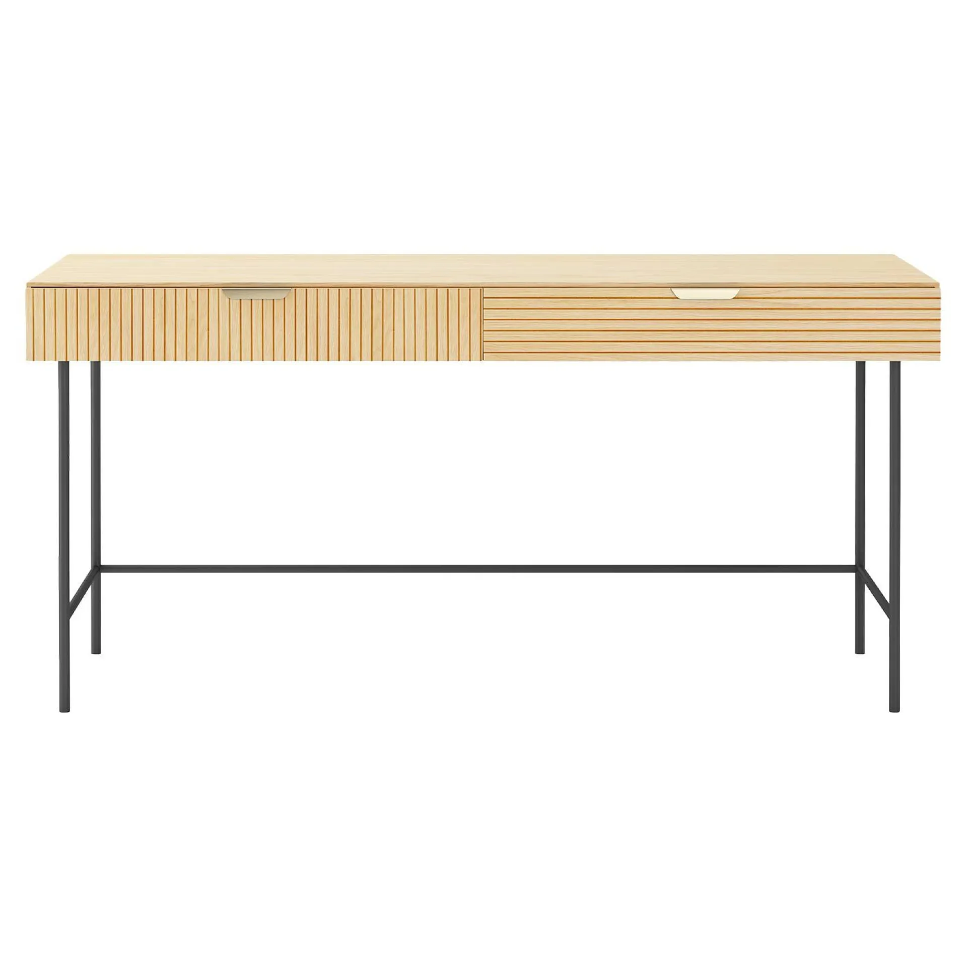 Skrivebord HOME4YOU Bassel 120x60x75 cm 3D melamin