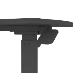 Kontorbord-Skrivebord HOME4YOU Ergo med ett ben 70x40x67,5-106 cm manuell, svart