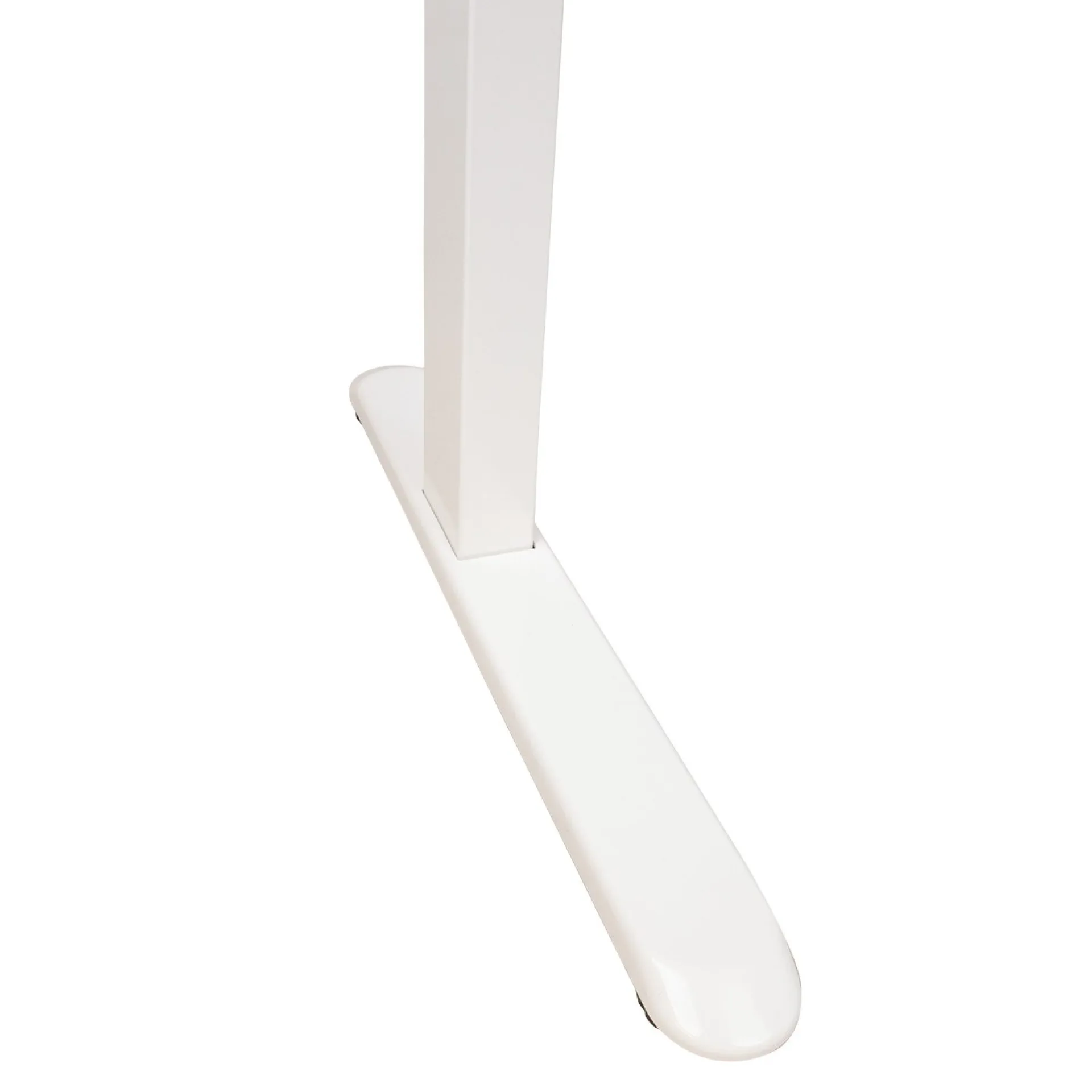 Kontorbord-Skrivebord HOME4YOU Ergo med 1 motor 120x60x72-121 cm eik/hvit