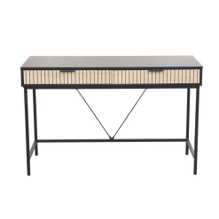 Skrivebord HOME4YOU Helve 120x48x76 cm melamin