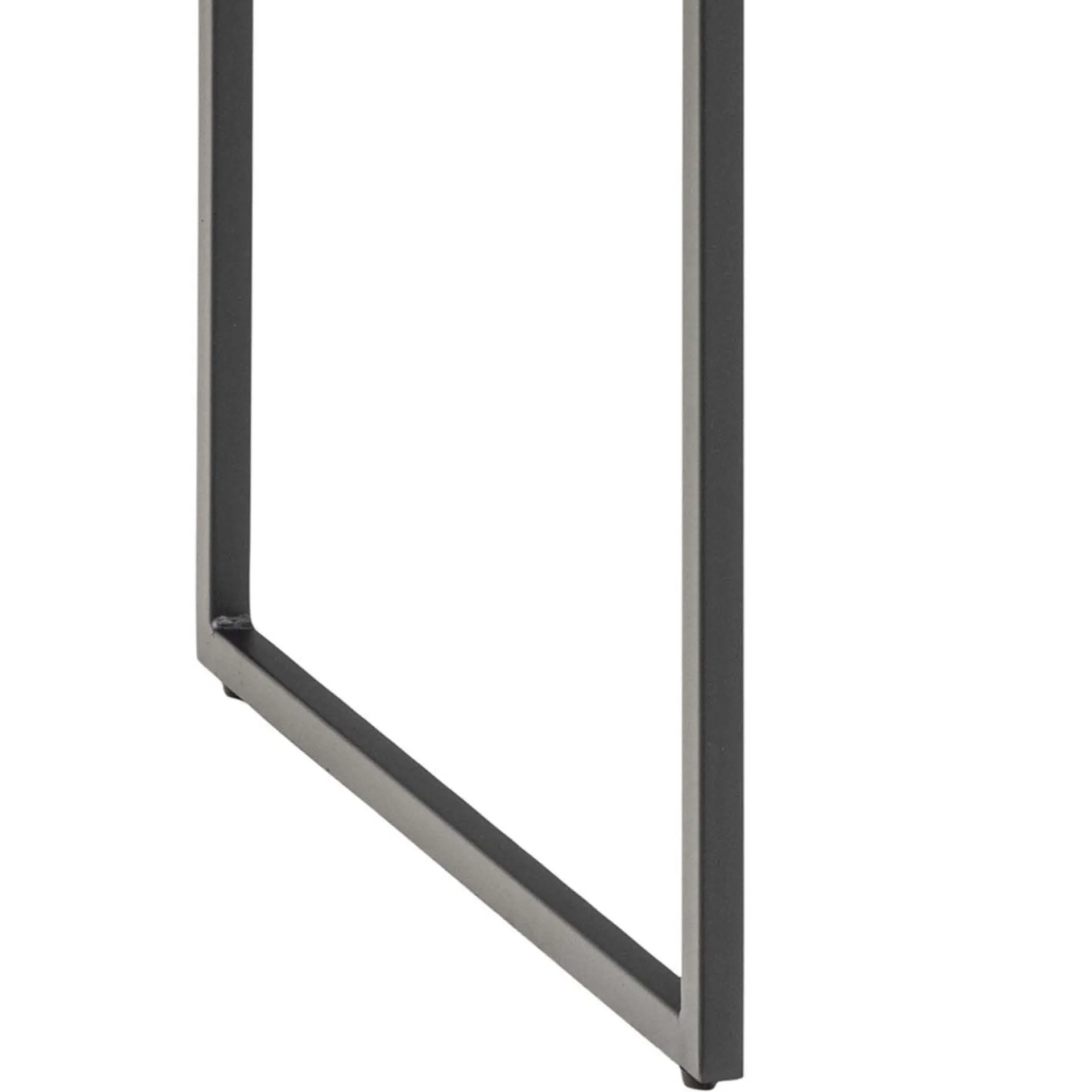 Kontorbord-Skrivebord HOME4YOU Seaford 110x45x75 cm Svart
