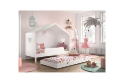 Barneseng & Juniorseng-Skuff til HouseBed Amori Hvit