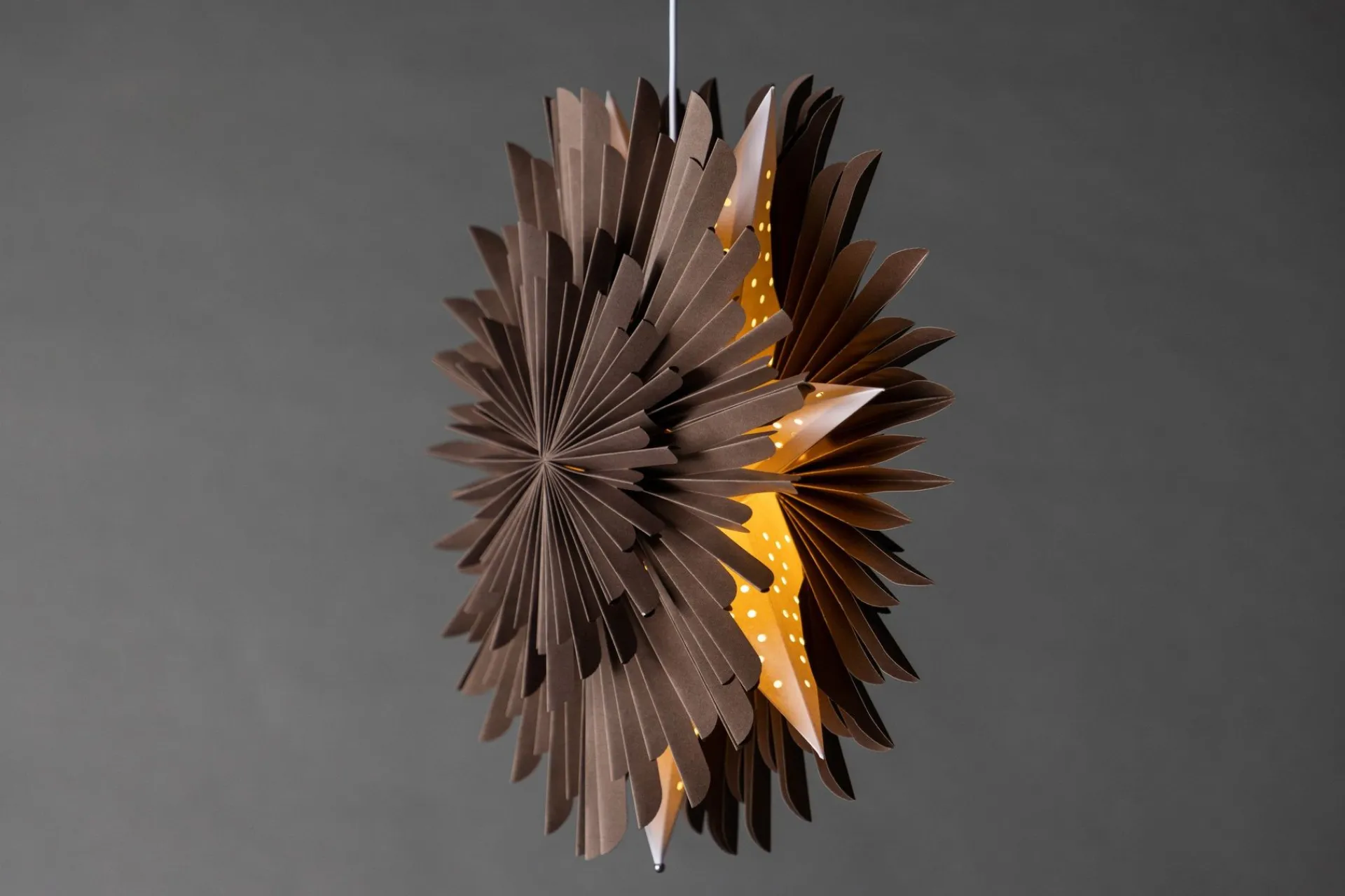 Venture Home Julelys|Adventsstake-Sälen Adventsstjerne / Julelampe 46 cm Greige