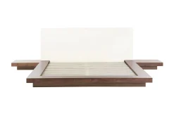 Sengeramme & Sengestamme-Sølvsmith Kontinentalseng med Sidebord 160x200 Brun