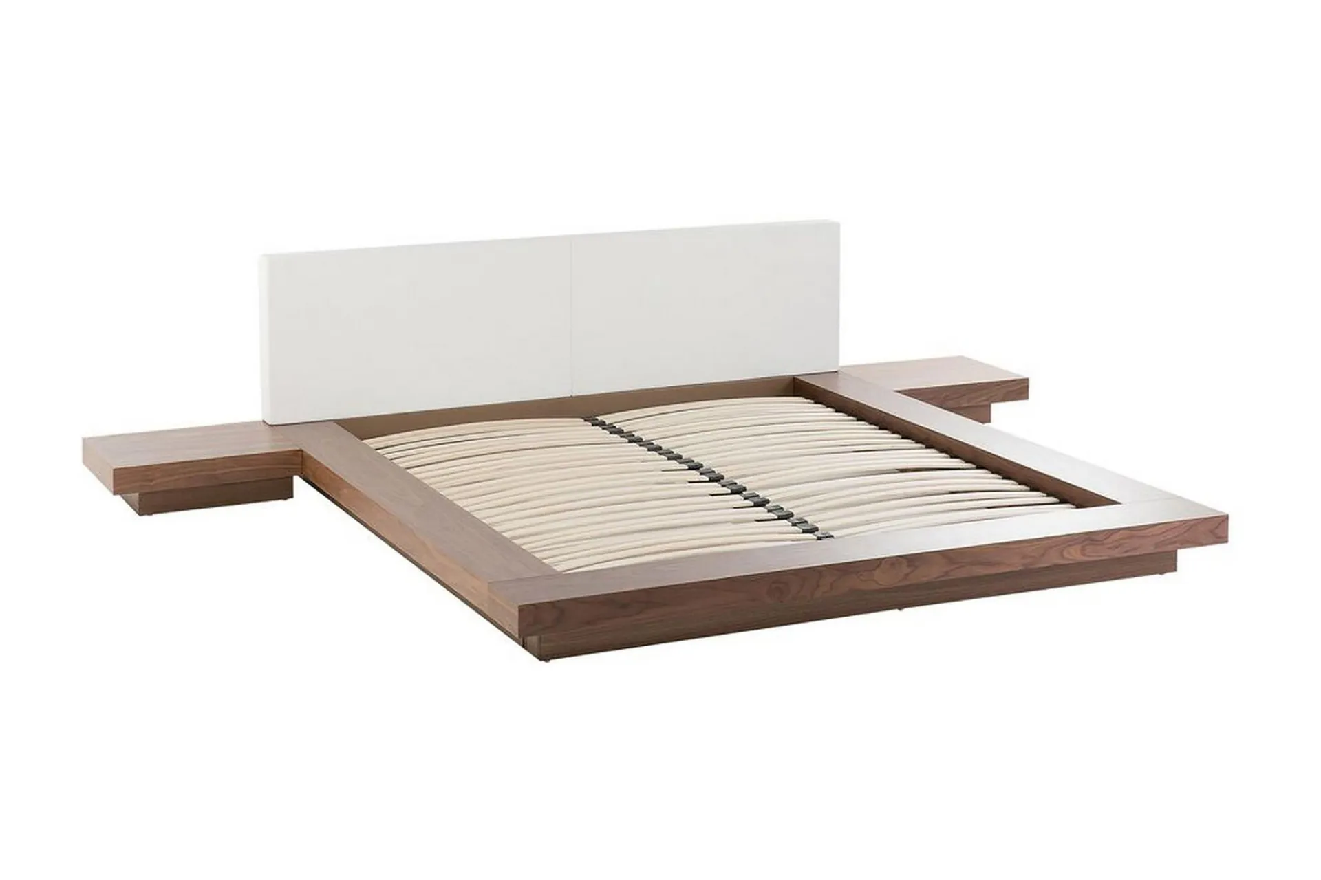 Sengeramme & Sengestamme-Sølvsmith Kontinentalseng med Sidebord 160x200 Brun