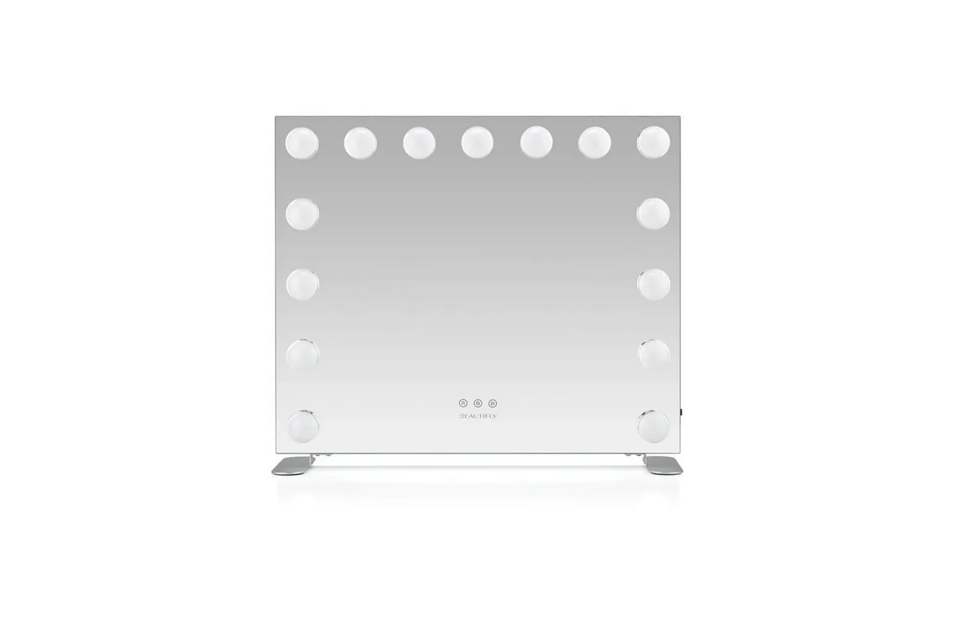 Sminkespeil-Sminkespeil Beautifly Visage med LED-belysning Grafittgrå
