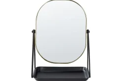 Sminkspegel Beliani Correze Guld/svart GOLD||Black