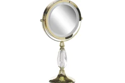 Sminkespeil|Gulvspeil-Sminkspegel Beliani Maury Guld GOLD VALUE_MISSING_2 Gull