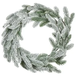 Snødekt julekrans Albini
