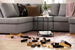Møbelhengsler-Sofaben Modell I 5 cm 6-Pack Beige