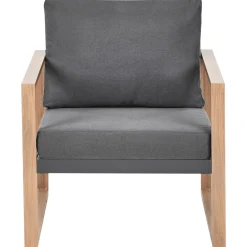 Veranda & Terrasse|Loungesett-Sofagruppe utendørs med bord 5-seter Gelso Grå/Brun