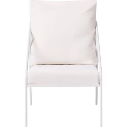 Veranda & Terrasse|Loungesett-Sofagruppe utendørs med bord 4-seter Ustica Hvit/Svart