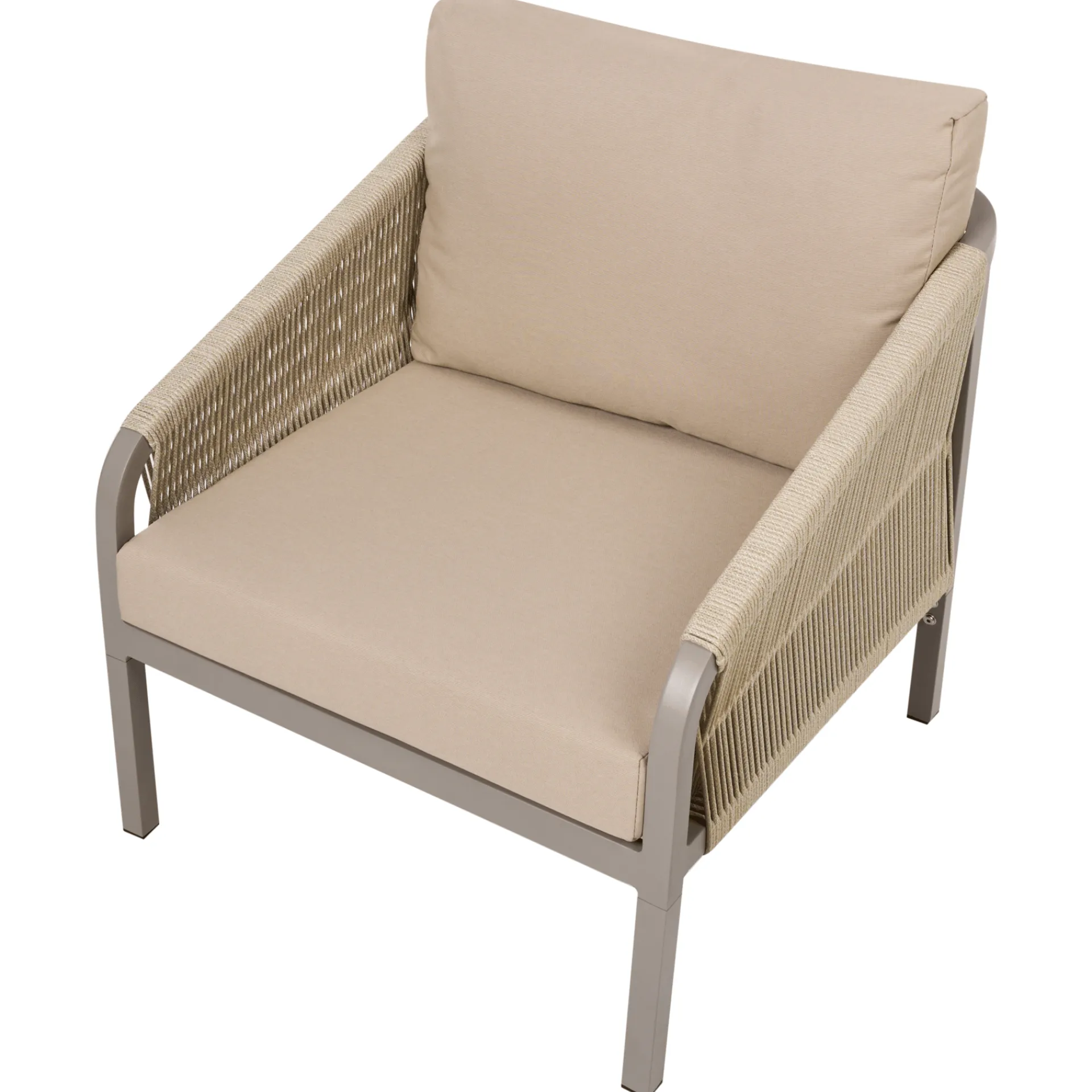 Veranda & Terrasse|Loungesett-Sofagruppe utendørs med bord 5-seter Murato Beige