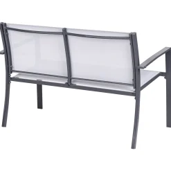 Veranda & Terrasse|Loungesett-Sofagruppe utendørs med bord 4-seter Tavoleto Grå