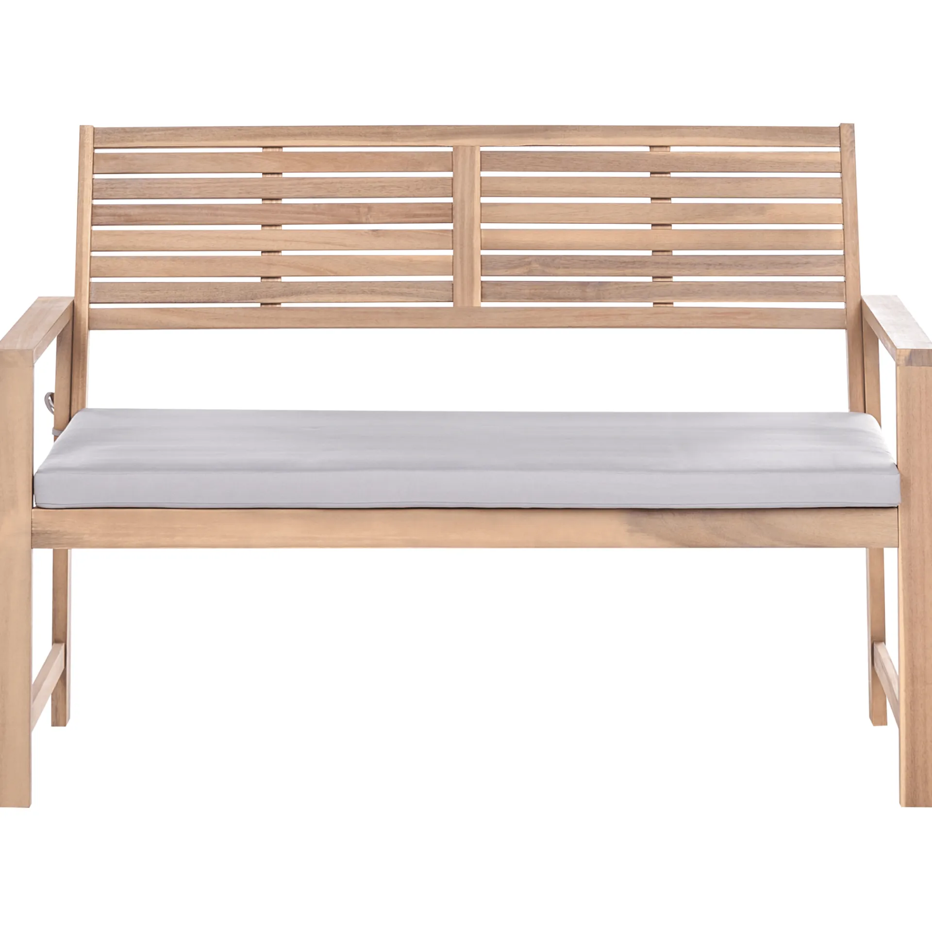 Veranda & Terrasse|Loungesett-Sofagruppe utendørs med bord 4-seter Fiames akasietre Brun/grå
