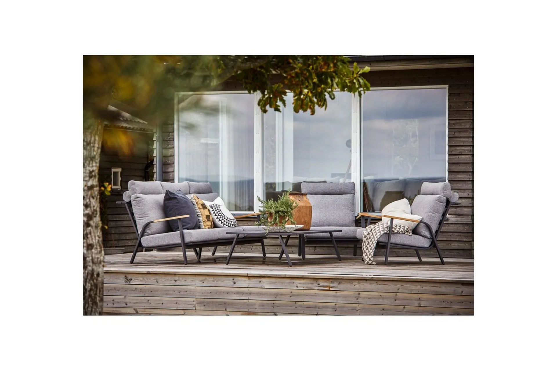 Hillerstorp Sofa Kungshult 3-seter Grå