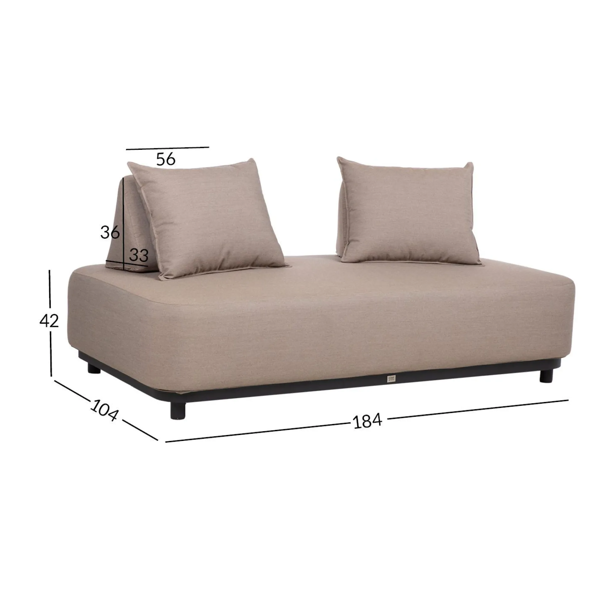 Sofa HOME4YOU Amore 2-seter