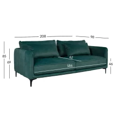 Sofa HOME4YOU Bianka 3-seter