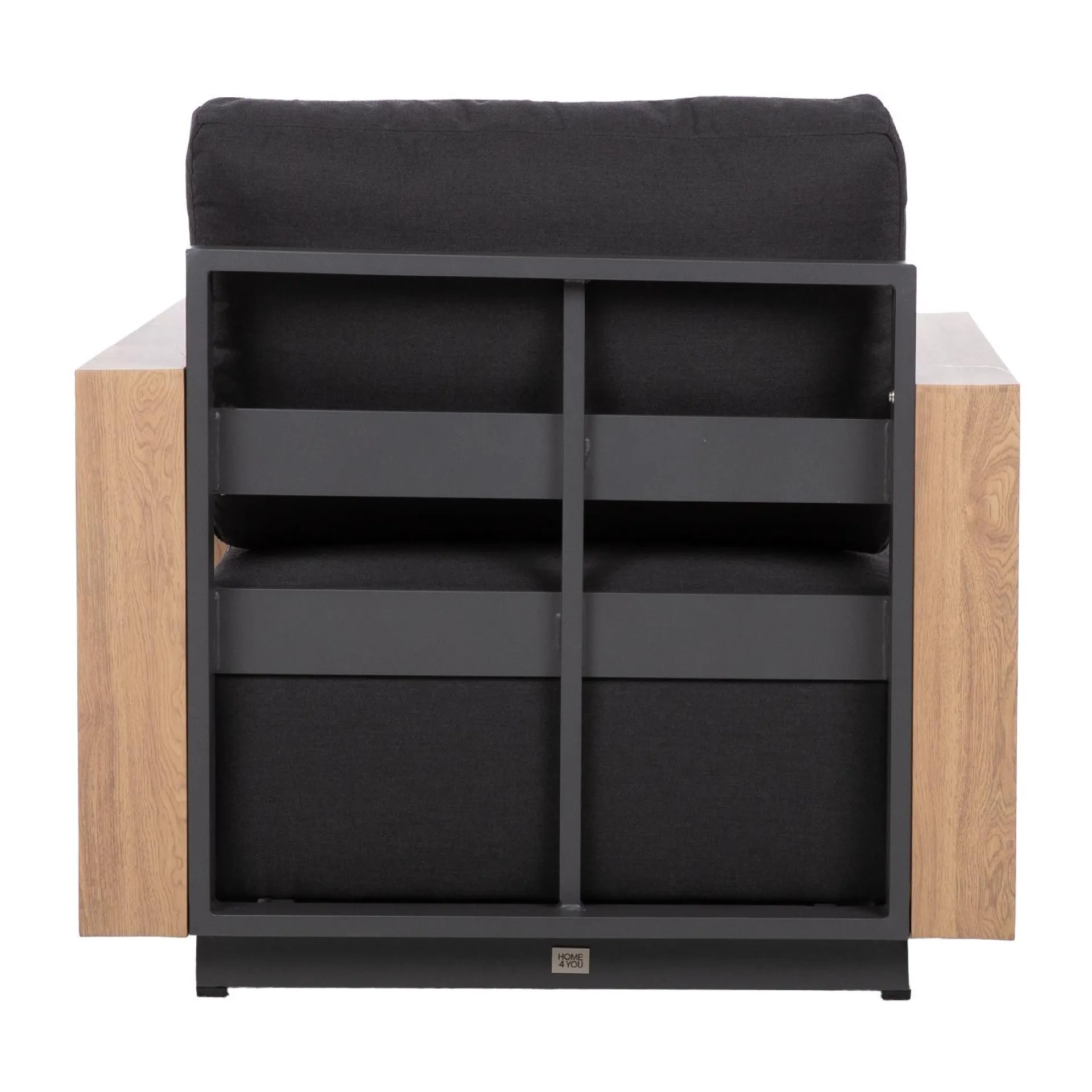 Moduler|Moduler-Sofamodul HOME4YOU Fuller 68x89x70,5 cm mørk grå mørkegrå