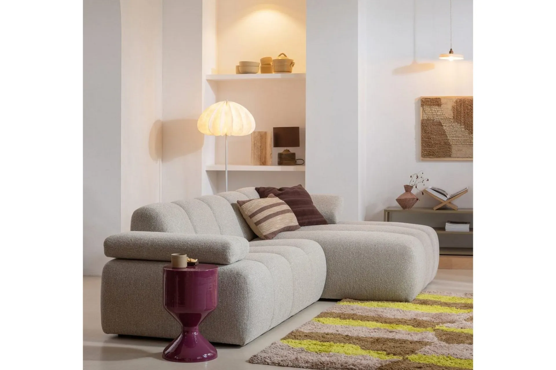 WOOOD 2 Seter Sofa-Sofa Mojo 1,5-seter Beige