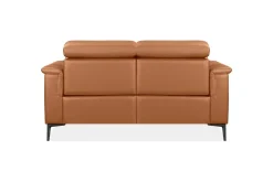 Loft24 Sofa 2-seter Lund Kognac, Lær/PU, Elektrisk recliner