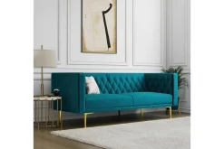 Loft24 Sofa 2-seter Marseille Smaragdgrønn