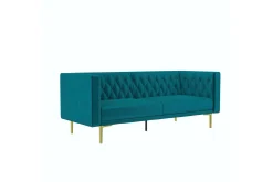 Loft24 Sofa 2-seter Marseille Smaragdgrønn