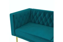 Loft24 Sofa 2-seter Marseille Smaragdgrønn
