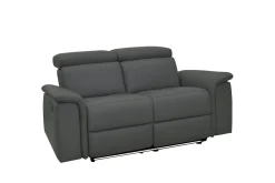 Loft24 Sofa 2-seter Pareli Grå, Lær/PU, Elektrisk recliner