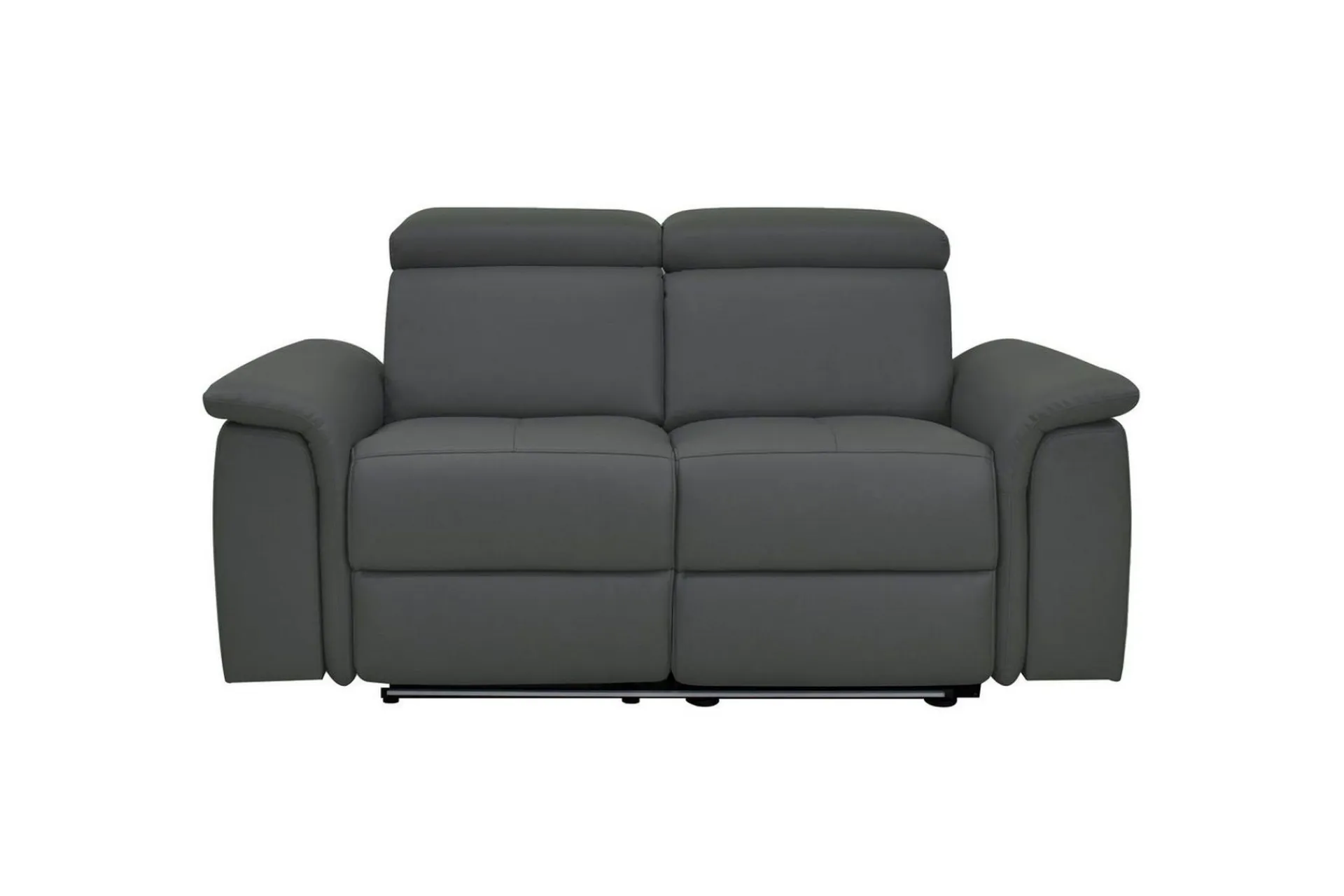 Loft24 Sofa 2-seter Pareli Grå, Lær/PU, Elektrisk recliner