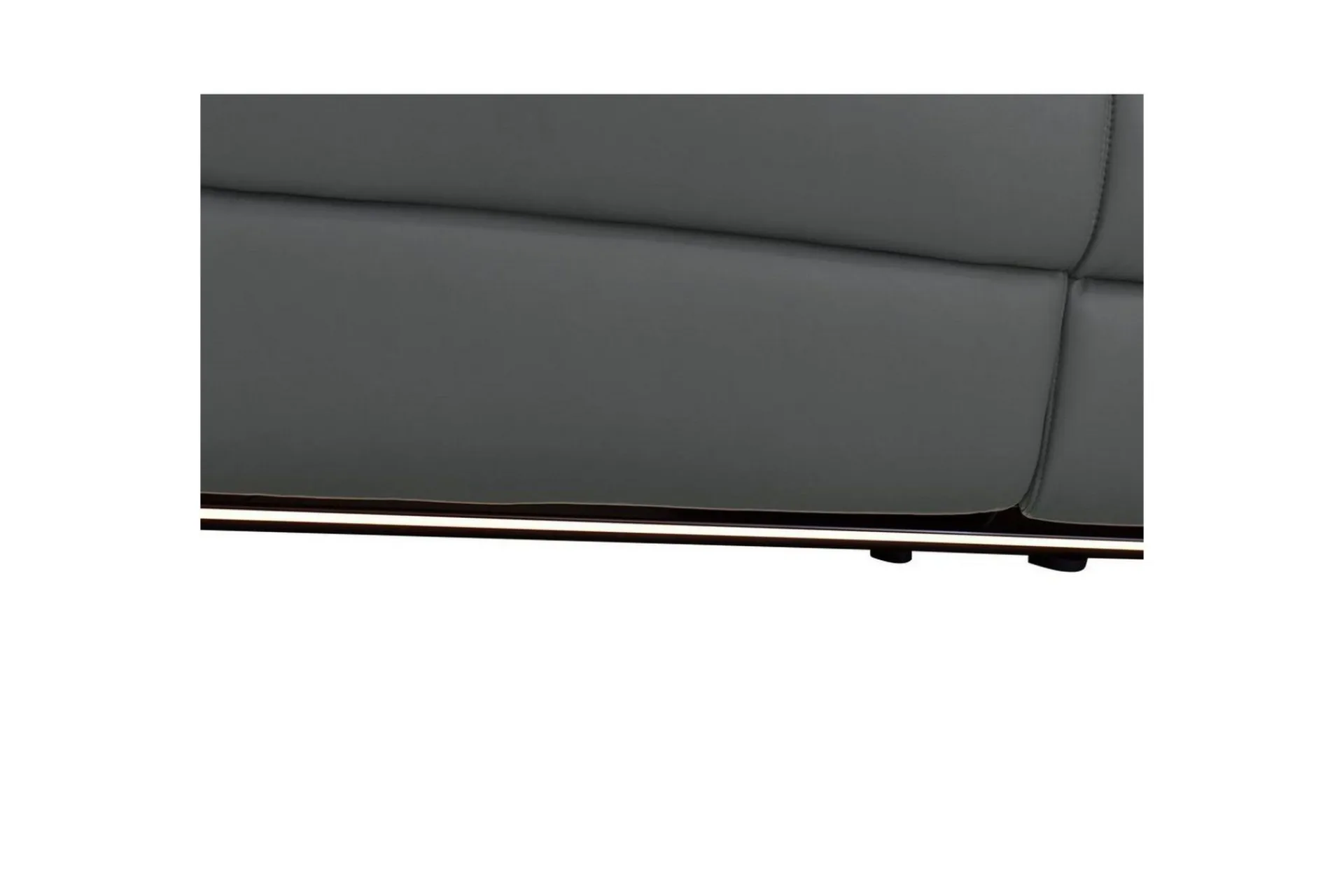 Loft24 2 Seter Sofa-Sofa 2-seter Pareli Grå, Lær/PU, Manuell hvilestol Grey