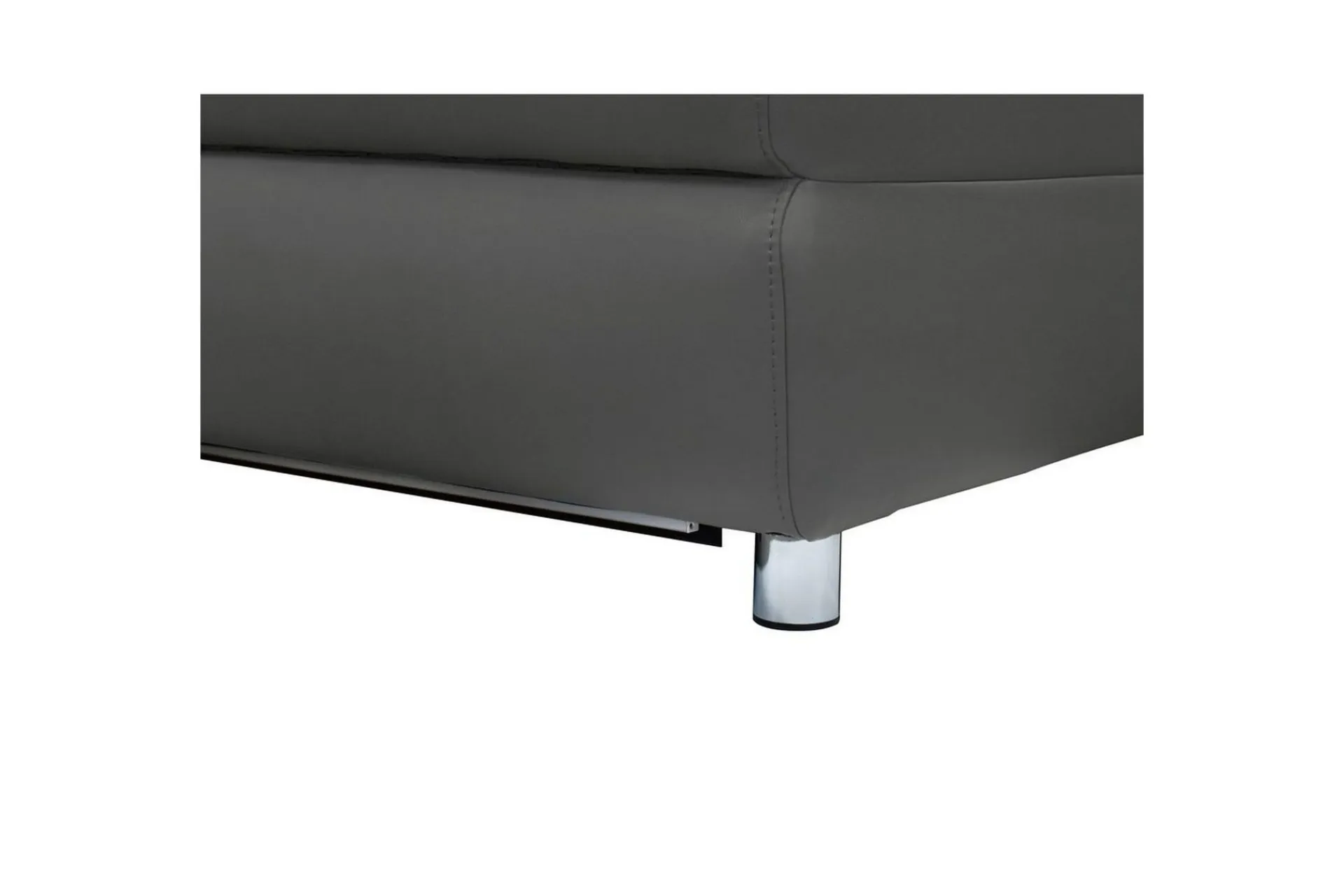 Loft24 2 Seter Sofa-Sofa 2-seter Pareli Grå, Lær/PU, Manuell hvilestol Grey