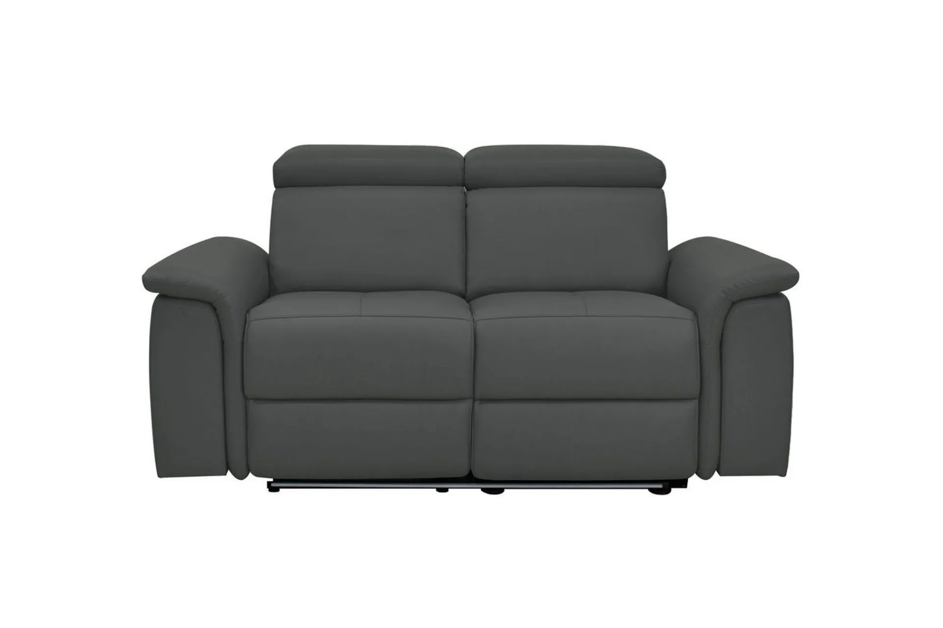 Loft24 2 Seter Sofa-Sofa 2-seter Pareli Grå, Lær/PU, Manuell hvilestol Grey