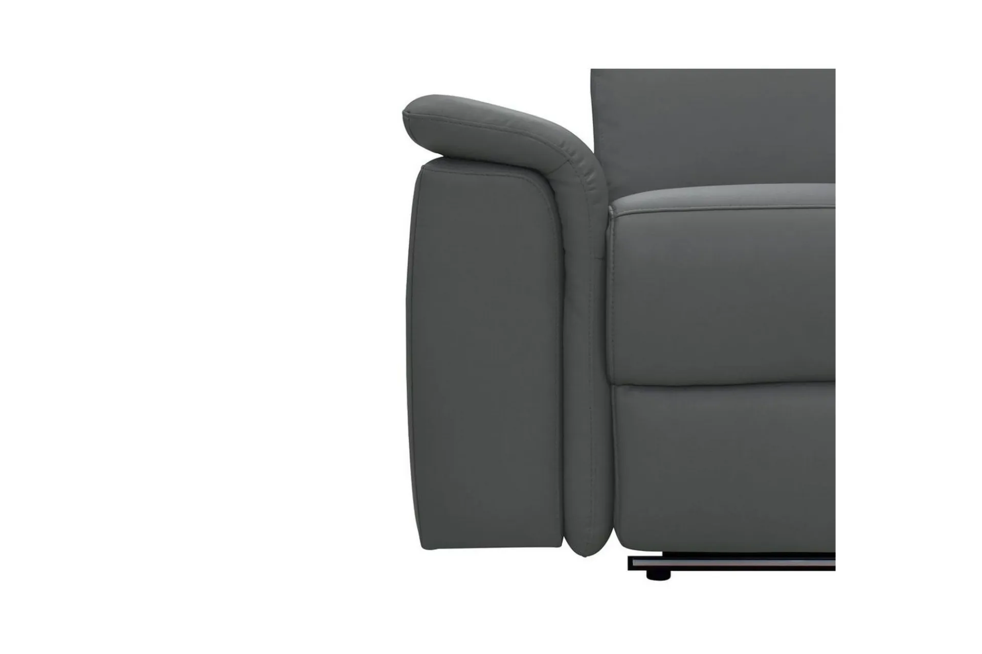 Loft24 2 Seter Sofa-Sofa 2-seter Pareli Grå, Lær/PU, Manuell hvilestol Grey